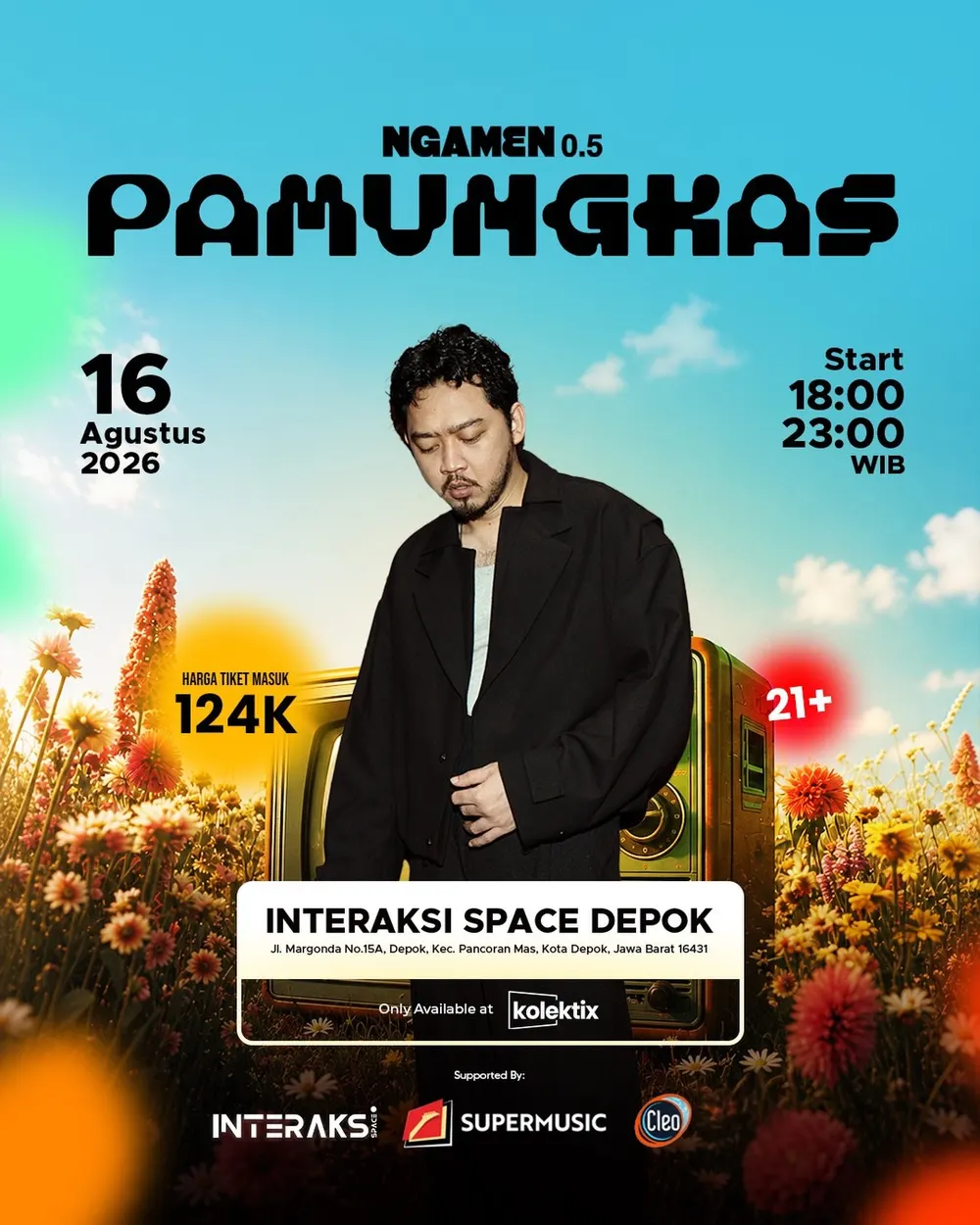 Poster Pamungkas di Interaksi Space Depok